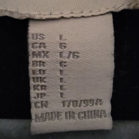 VTG Forever 21 Womens Sweater Cable Knit Asymmetric Zipper Size L Gray Black - Picture 12 of 15